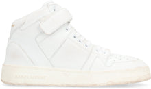 Load image into Gallery viewer, Lax leather mid-top sneakers
