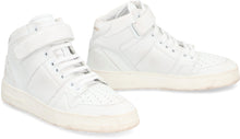 Load image into Gallery viewer, Lax leather mid-top sneakers
