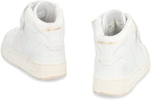 Load image into Gallery viewer, Lax leather mid-top sneakers
