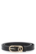 Load image into Gallery viewer, Logo buckle leather belt
