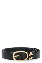 Load image into Gallery viewer, Leather belt with metal buckle
