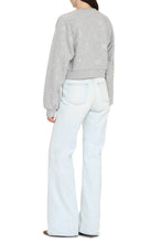 Load image into Gallery viewer, Cotton crew-neck sweatshirt with logo
