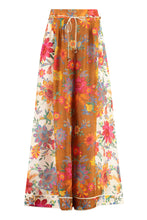 Load image into Gallery viewer, Floral silk trousers
