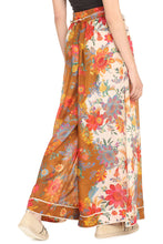 Load image into Gallery viewer, Floral silk trousers
