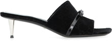 Load image into Gallery viewer, Velvet sandal with heel
