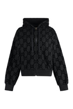 Load image into Gallery viewer, Cotton full zip hoodie
