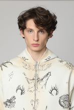 Load image into Gallery viewer, Cotton full zip hoodie
