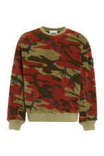 Load image into Gallery viewer, Camouflage fleece sweatshirt
