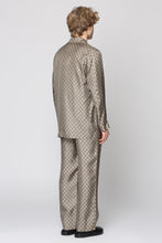 Load image into Gallery viewer, GG Supreme logo print silk blazer
