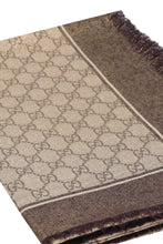 Load image into Gallery viewer, Wool GG jacquard shawl
