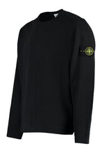 Load image into Gallery viewer, Patch detail crew-neck sweatshirt
