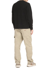 Load image into Gallery viewer, Patch detail crew-neck sweatshirt
