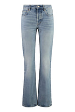 Load image into Gallery viewer, 5-pocket straight-leg jeans
