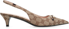 Load image into Gallery viewer, Fabric slingback pumps

