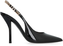Load image into Gallery viewer, Signoria patent leather slingback pumps

