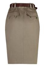 Load image into Gallery viewer, Gabardine midi skirt
