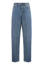 Load image into Gallery viewer, 5-pocket straight-leg jeans
