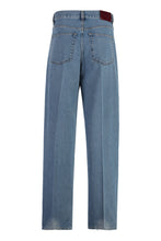 Load image into Gallery viewer, 5-pocket straight-leg jeans
