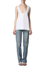 Load image into Gallery viewer, Henley Cotton tank top
