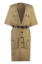 Load image into Gallery viewer, Saharienne Cotton twill dress
