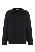 Load image into Gallery viewer, Cotton crew-neck sweatshirt
