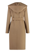 Load image into Gallery viewer, Reversible wool coat
