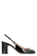 Load image into Gallery viewer, Patent leather slingback pumps
