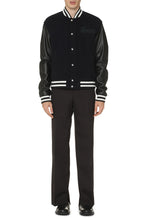 Load image into Gallery viewer, Wool and leather bomber jacket
