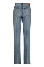 Load image into Gallery viewer, 5-pocket straight-leg jeans
