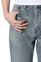 Load image into Gallery viewer, 5-pocket straight-leg jeans
