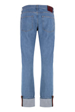 Load image into Gallery viewer, 5-pocket straight-leg jeans
