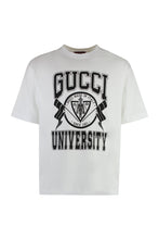Load image into Gallery viewer, Cotton crew-neck T-shirt
