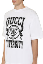 Load image into Gallery viewer, Cotton crew-neck T-shirt
