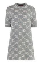 Load image into Gallery viewer, Jacquard knit mini-dress
