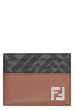 Load image into Gallery viewer, FF Squared leather card holder
