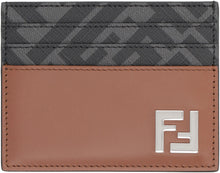 Load image into Gallery viewer, FF Squared leather card holder

