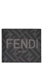 Load image into Gallery viewer, Logo print flap-over wallet
