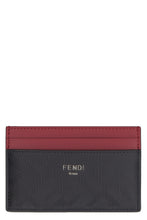Load image into Gallery viewer, FF motif leather card holder
