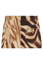 Load image into Gallery viewer, Animal print skirt with low waist
