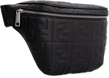 Load image into Gallery viewer, Leather belt bag with logo
