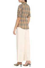 Load image into Gallery viewer, Check print cotton shirt
