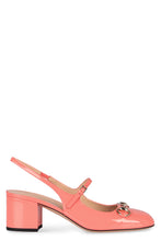 Load image into Gallery viewer, Patent leather slingback pumps
