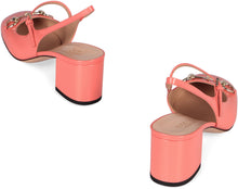 Load image into Gallery viewer, Patent leather slingback pumps
