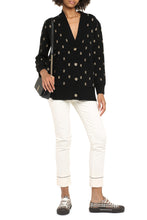 Load image into Gallery viewer, Logo motif oversized cardigan
