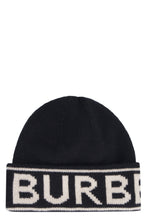 Load image into Gallery viewer, Logo knit beanie

