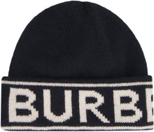 Load image into Gallery viewer, Logo knit beanie
