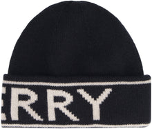 Load image into Gallery viewer, Logo knit beanie
