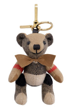 Load image into Gallery viewer, Thomas Vintage check teddy-bear key holder
