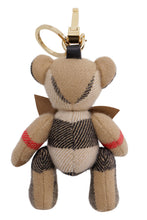Load image into Gallery viewer, Thomas Vintage check teddy-bear key holder
