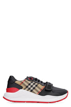 Load image into Gallery viewer, Vintage-check print detail sneakers
